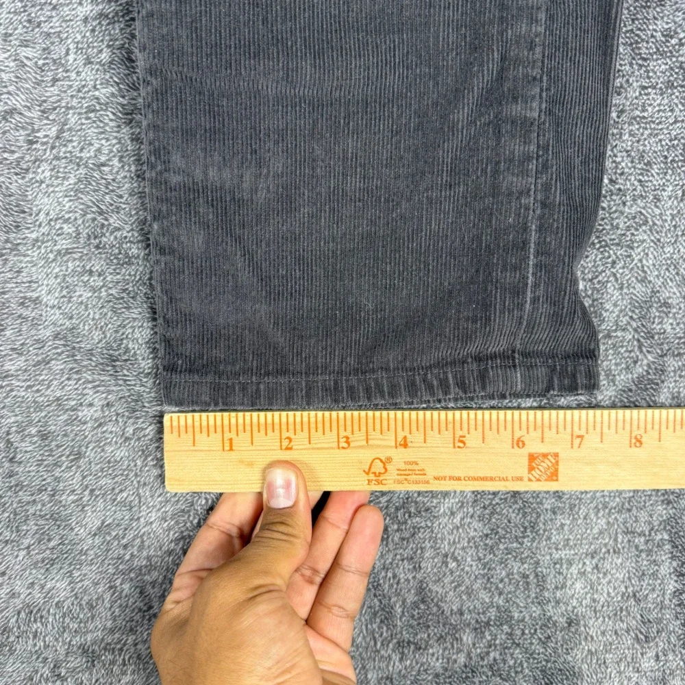 Lot of 2 Banana Republic Pima Cotton Corduroy Pants Men's Fit 30x25.5 Black Tan